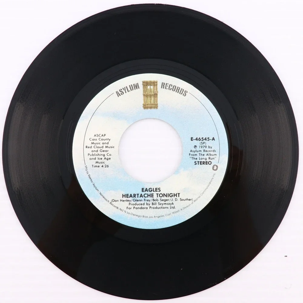 Eagles Heartache Tonight/Teenage Jail 1979 45 rpm 7" Single Vinyl Record E-46545 - Picture 2 of 7